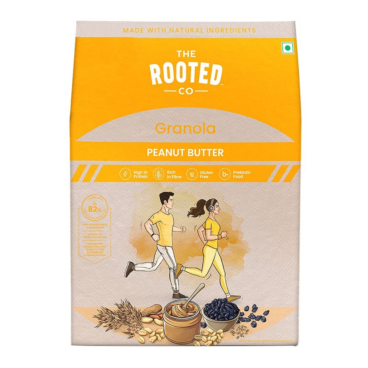 The Rooted Company Granola Peanut Butter 400g
