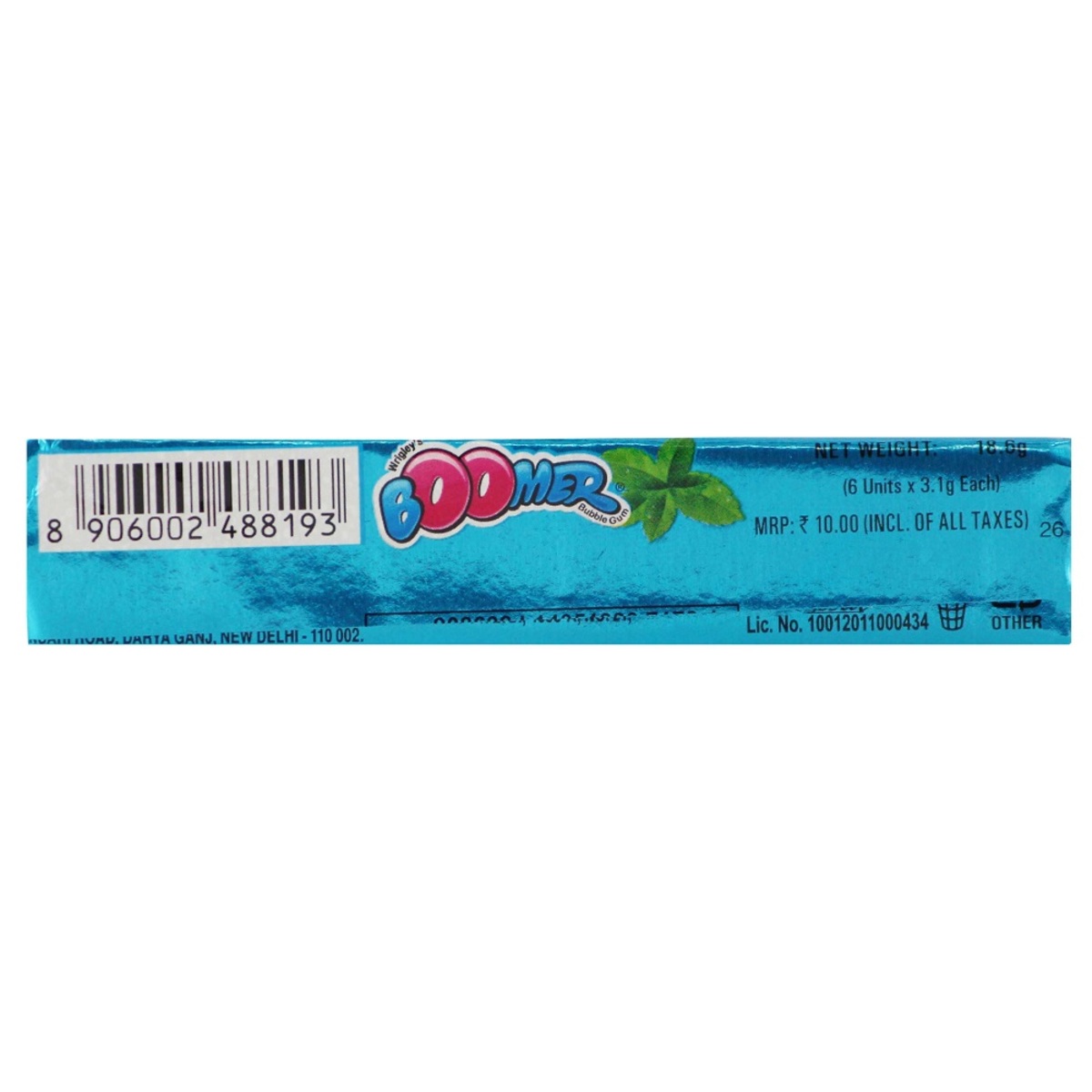 Wrigley's Chewing Gum Boomer Fresh Mint 18.5g