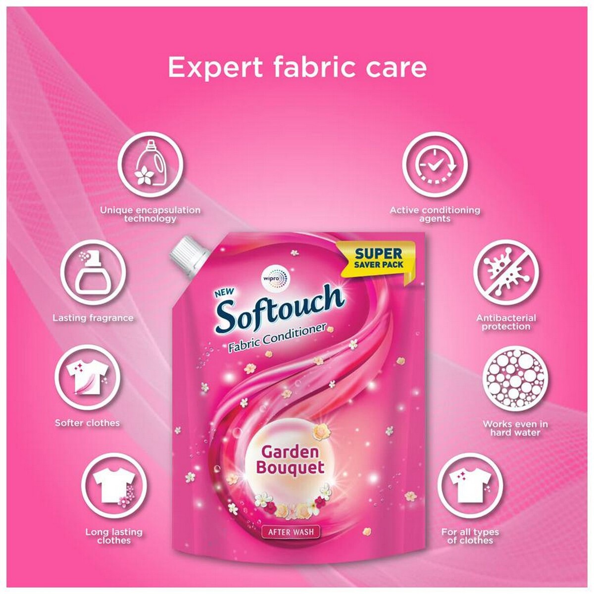 Softouch Garden Bouquet Fabric Conditioner 2L