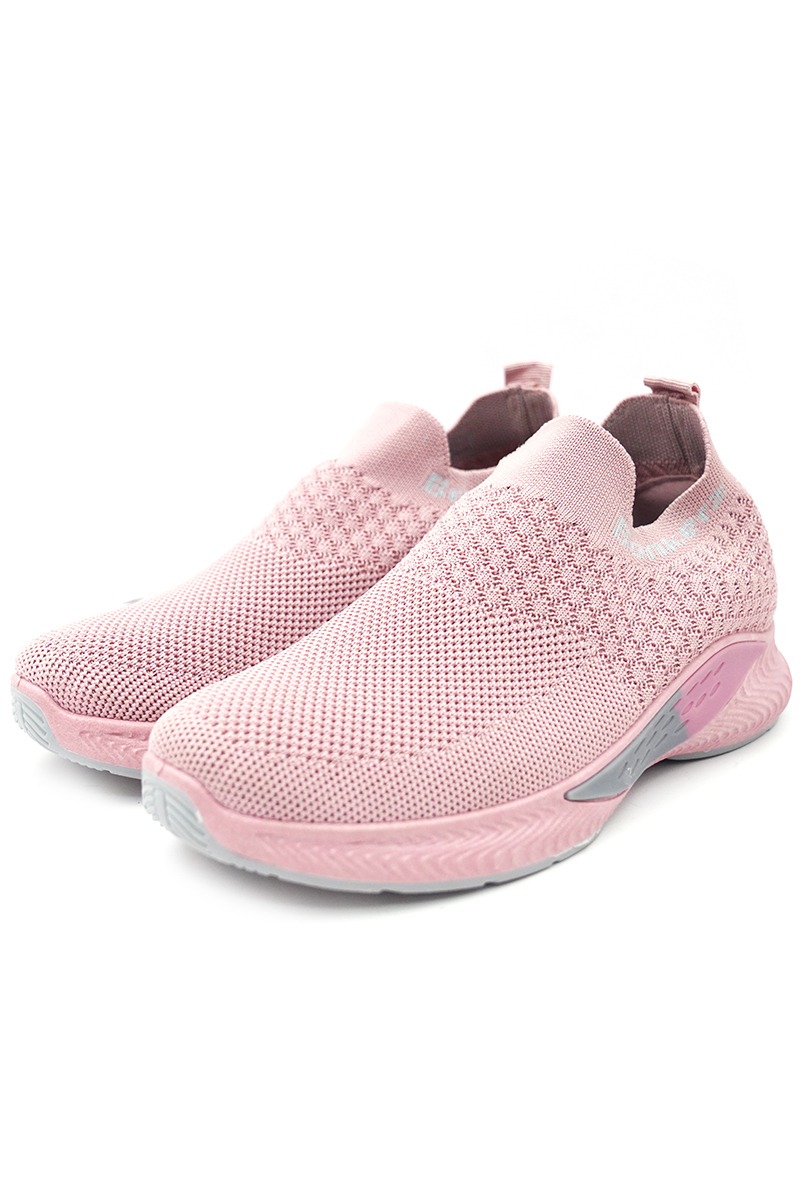 Bonkerz Ladies Pink Slip-On Casual Shoe