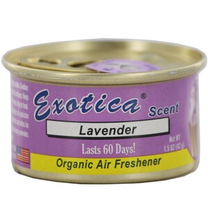 Car Care Air Freshener Can Xotic Lavender