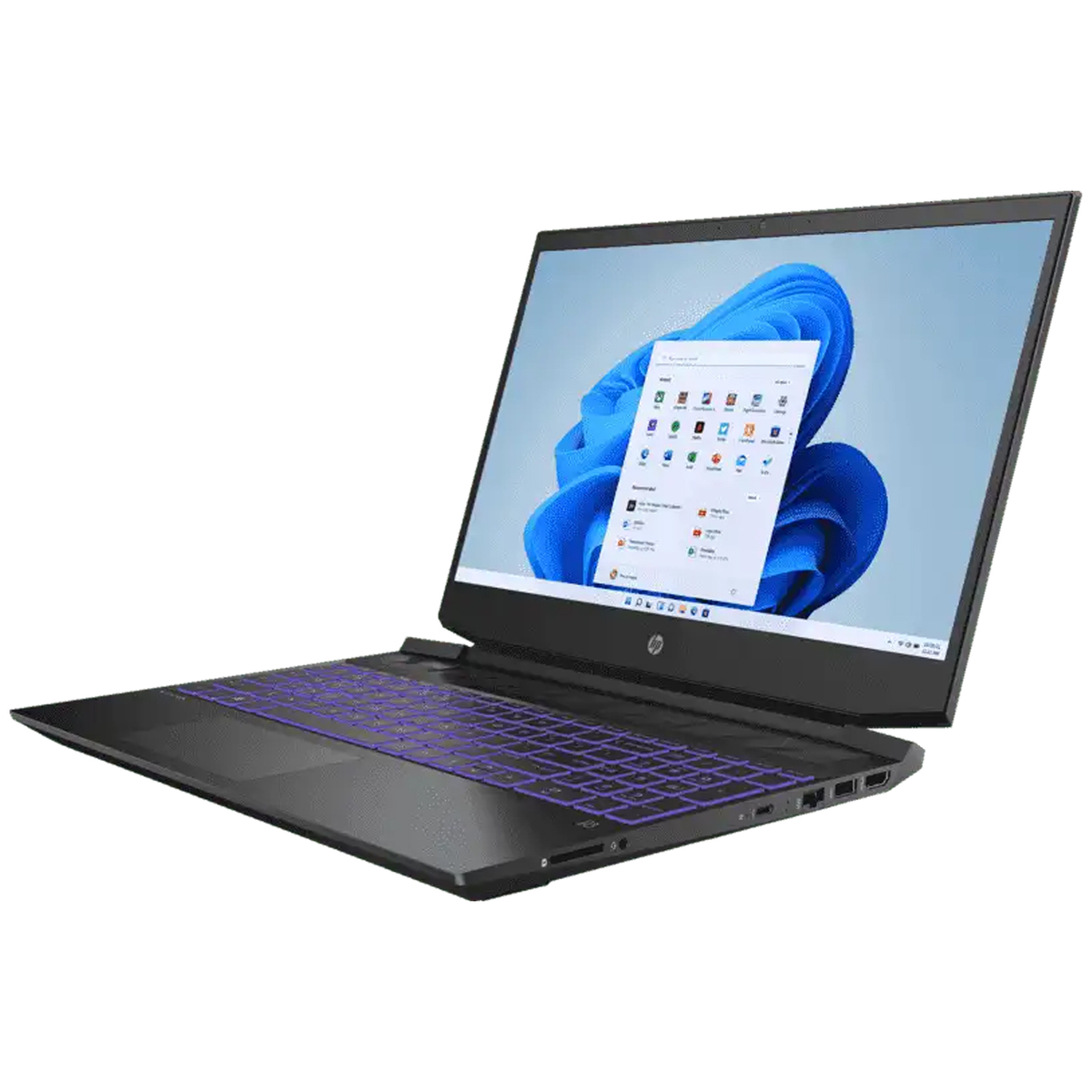 HP Pavilion EC2150AX Gaming Laptop AMD Ryzen-5 15.6" Win 11 Shadow black