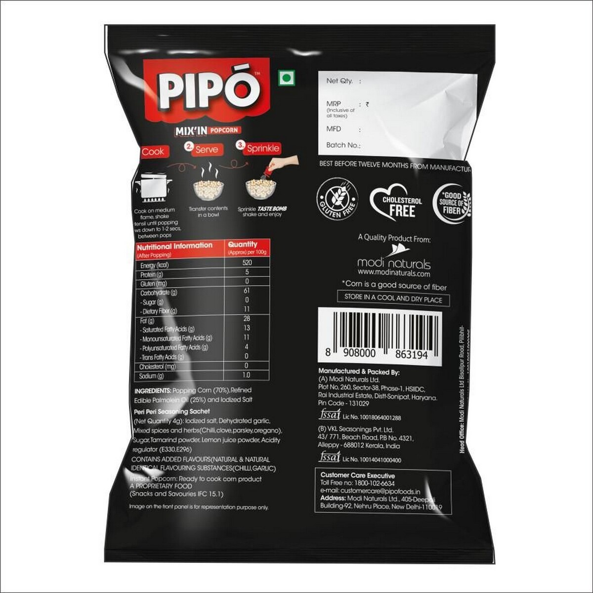 Pipo Mix in Peri Peri 60gm