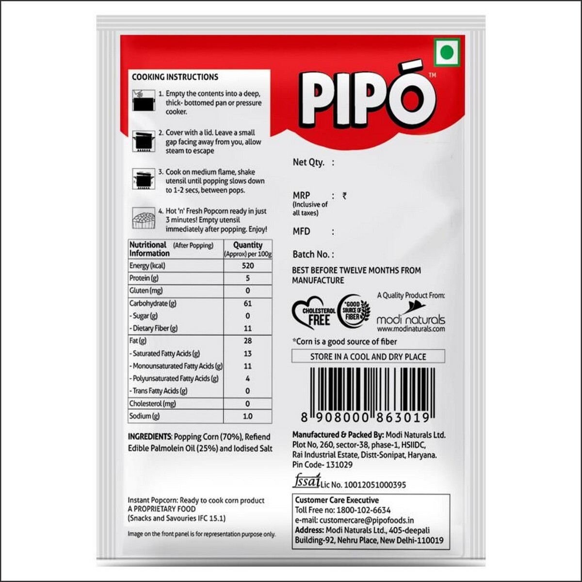 Pipo Classic Salted 40gm