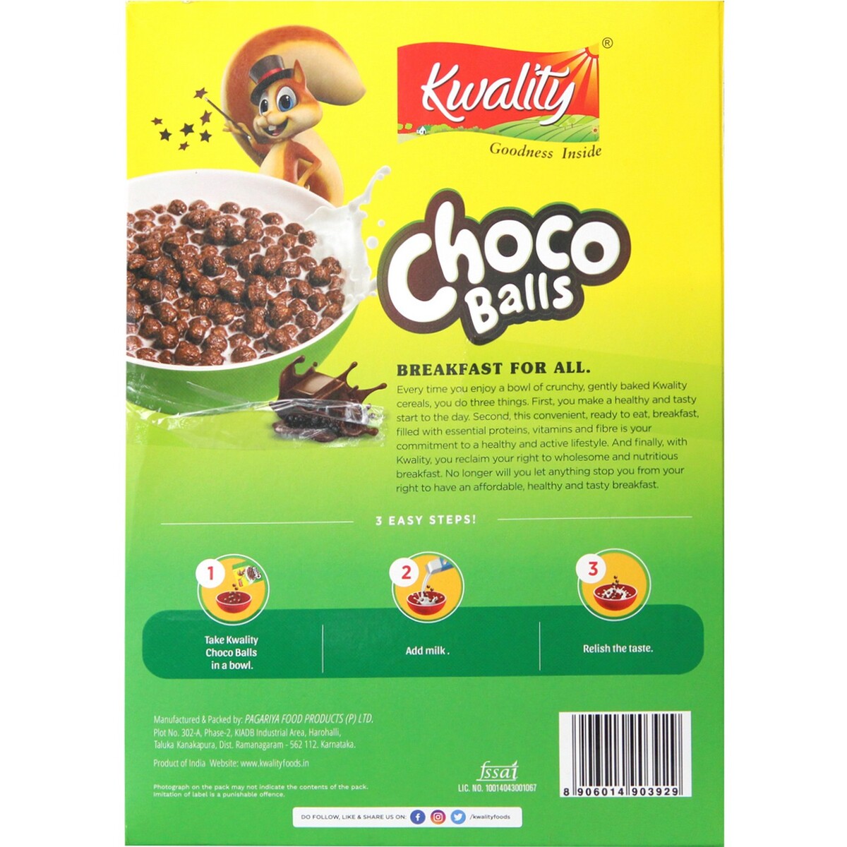 Kwality Choco Balls 375g Bogo