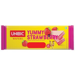 Unibic Wafers Yummy Strawberry 75gm