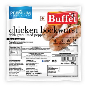 Buffet Chicken Bockwurst 400gm