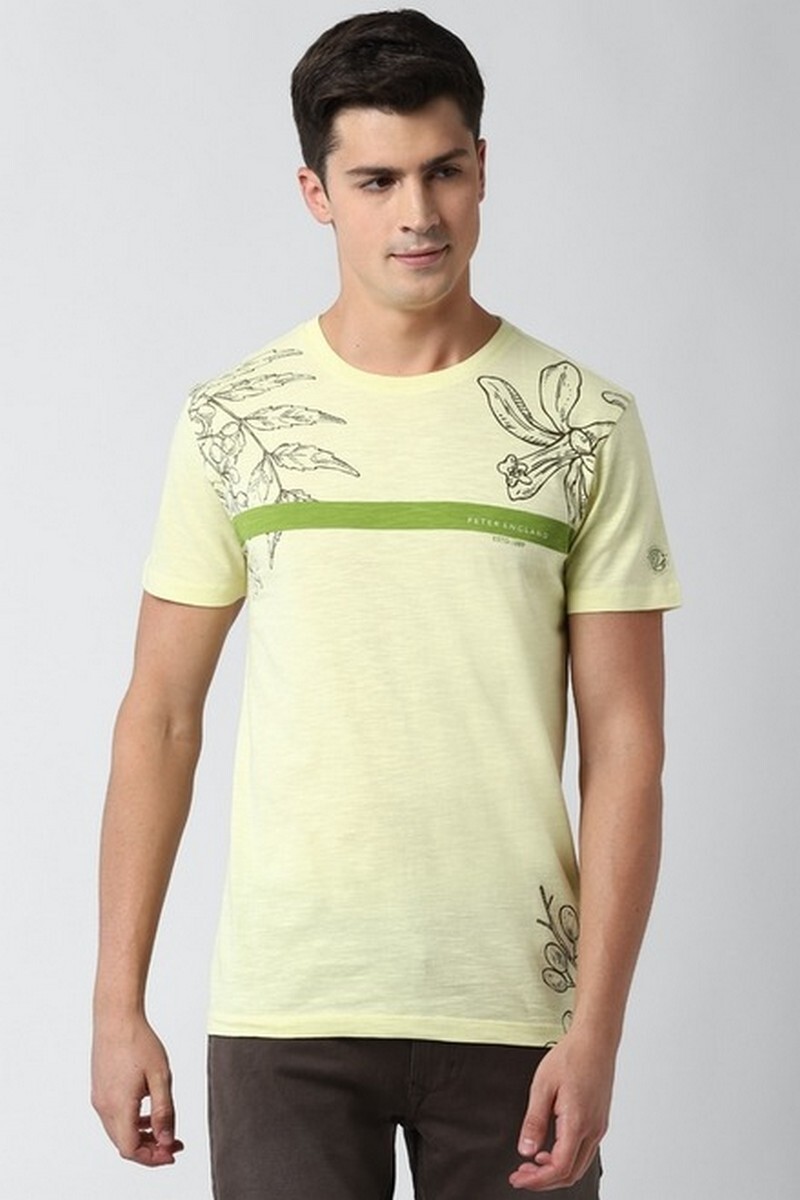 Peter England Mens T-Shirt  PJKCPSNF325163