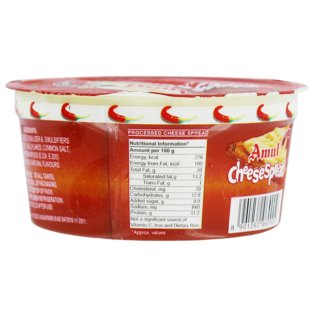 Amul Cheese Spread Red Chili Flake 200g
