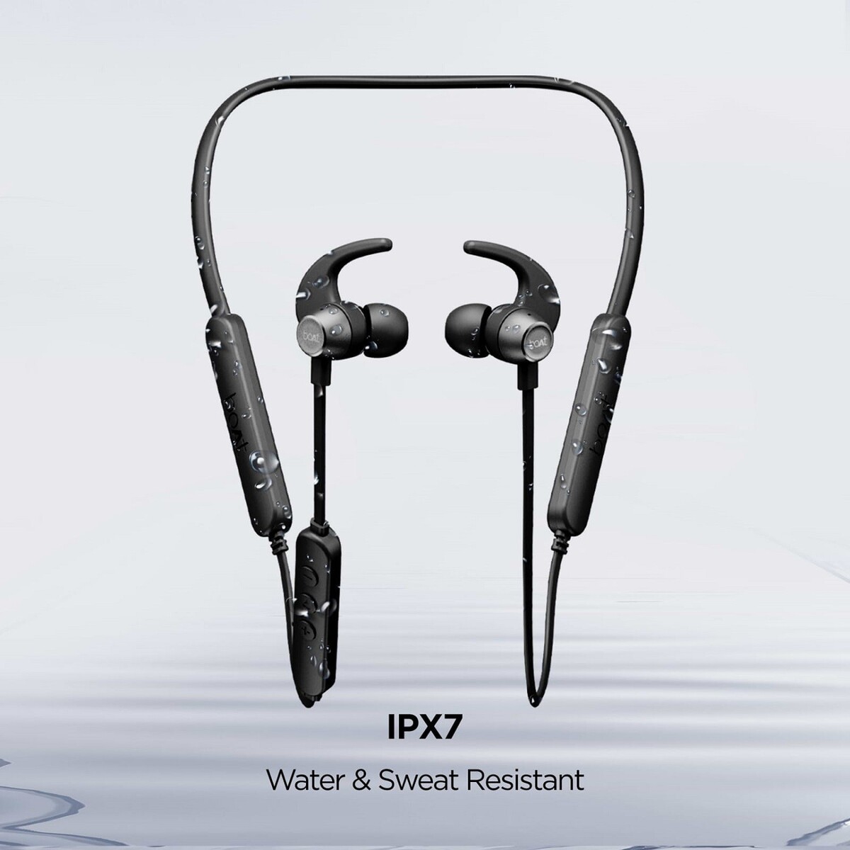 Boat Rockerz 258 Pro+ In-Ear Wireless Earphone with Mic Bluetooth 5.0, Voice Assistant Supported, Active Black