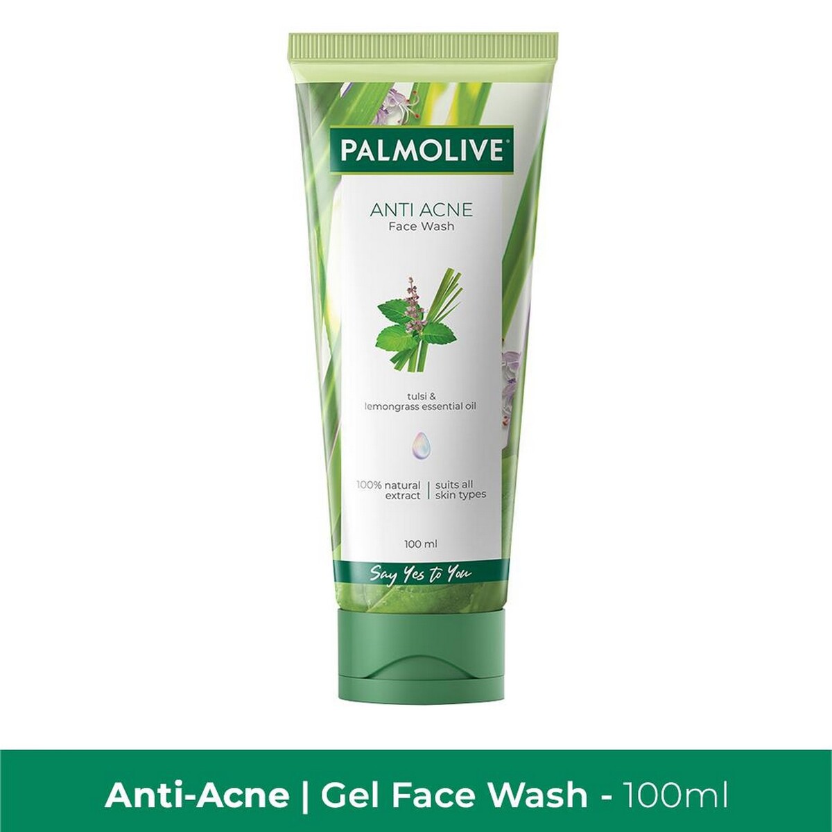 Palmolive Face Wash Gel Anti Acne Tulsi 100ml