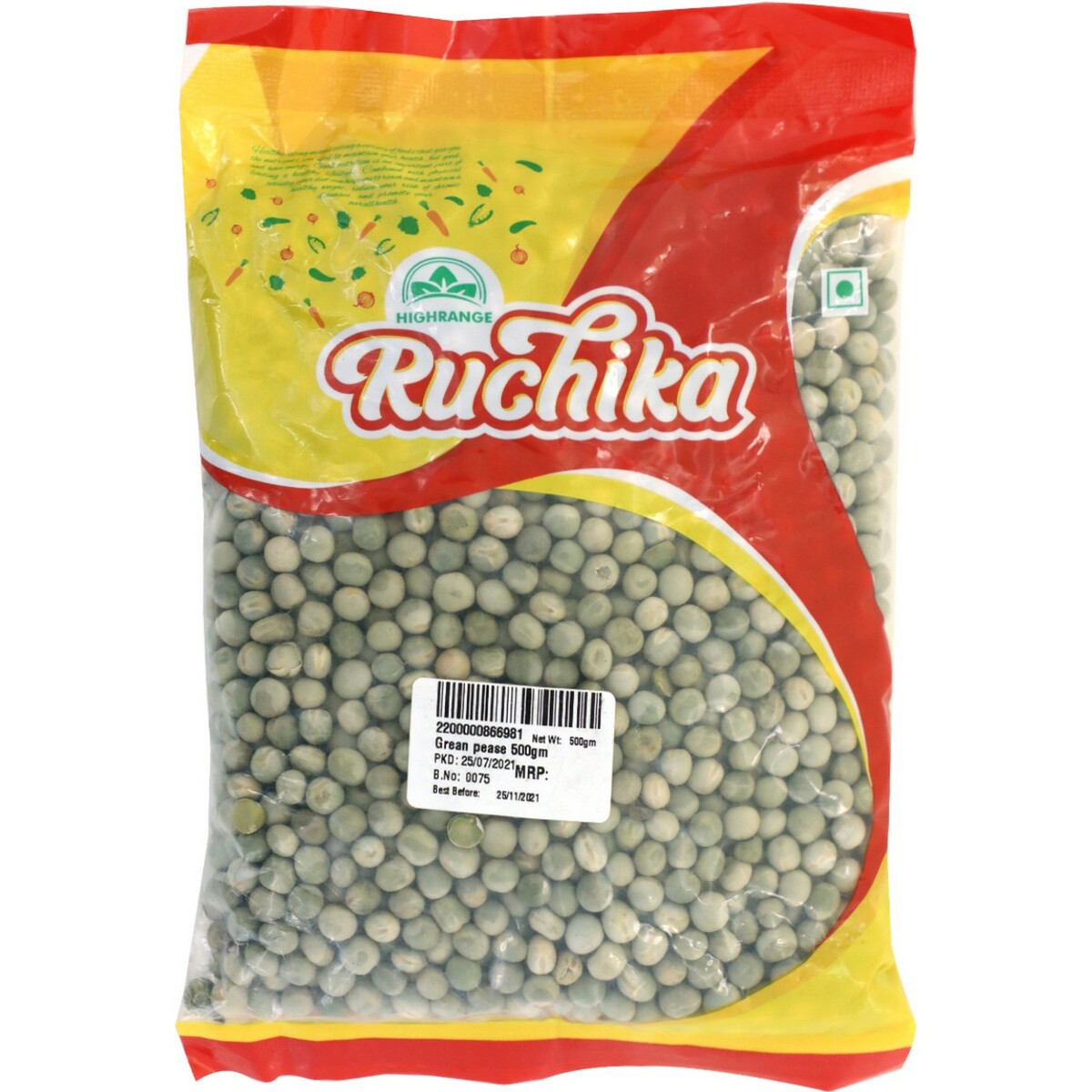 Ruchika Green Peas 500g