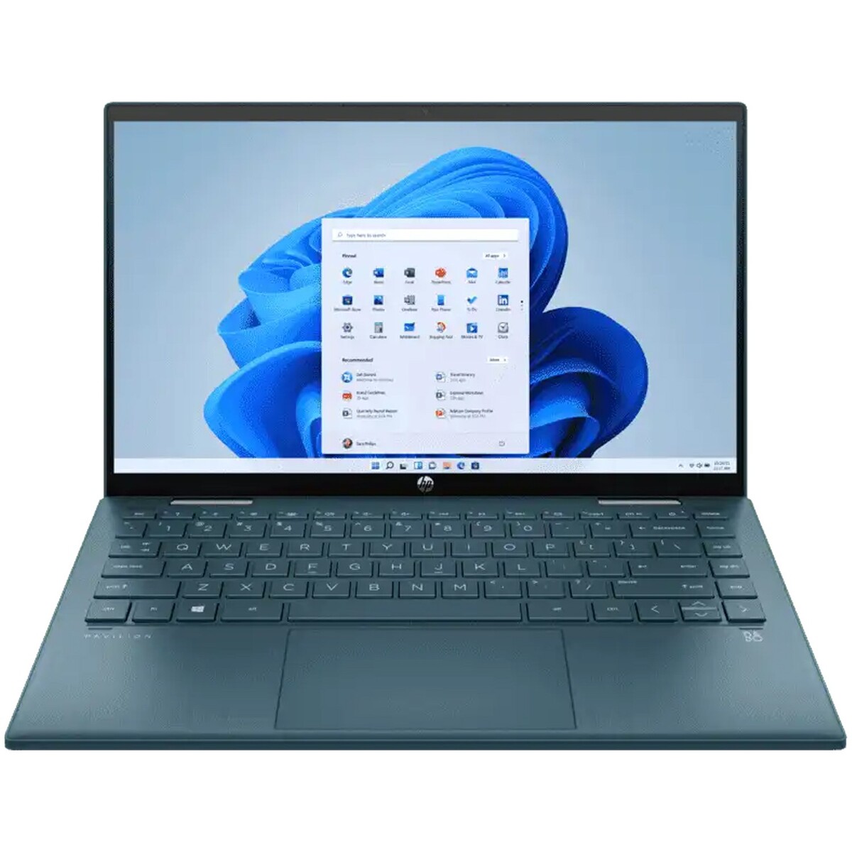HP Pavilion Notebook DY0208TU Core i3 11th Gen 14" Win 11+MSO Spruce blue