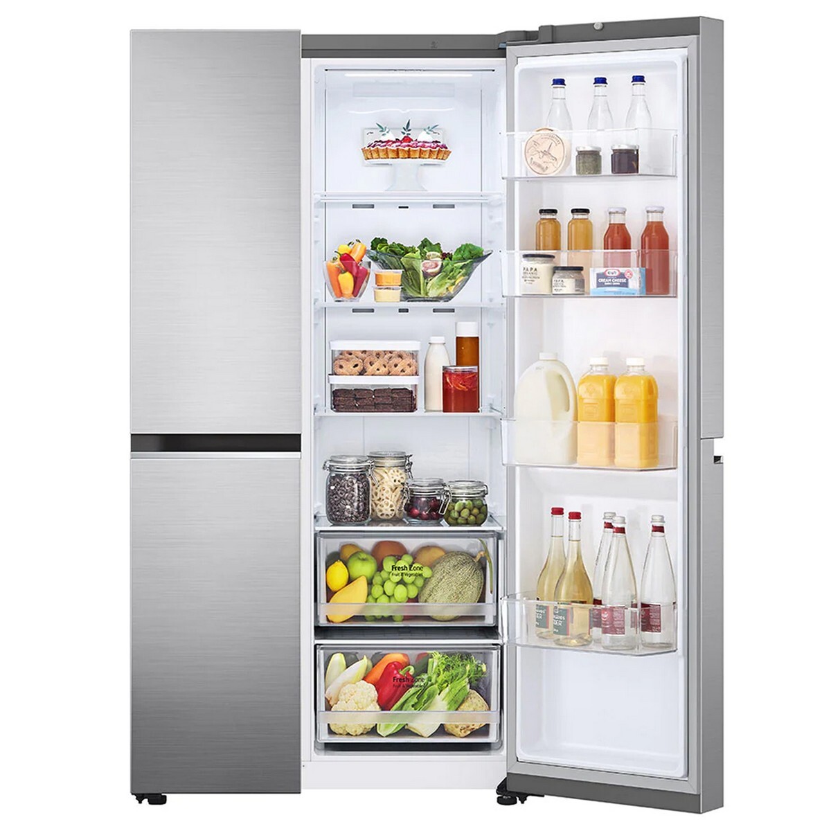 LG Side by Side Refrigerator GC-B257SLUV.APZQEBN 694 Ltr