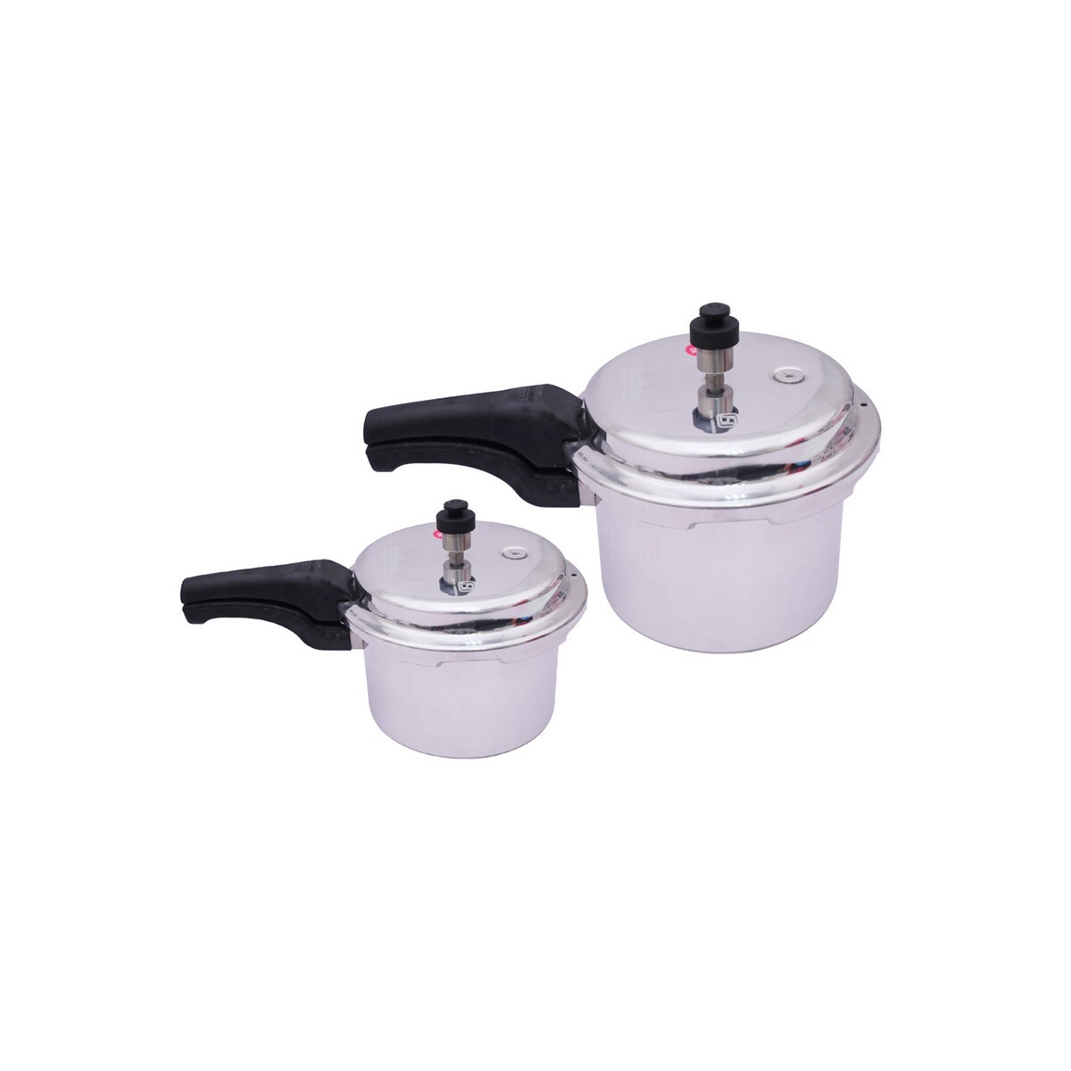 Fora Kitchen Aluminium Pressure Cooker Combo Induction Based 5+3L