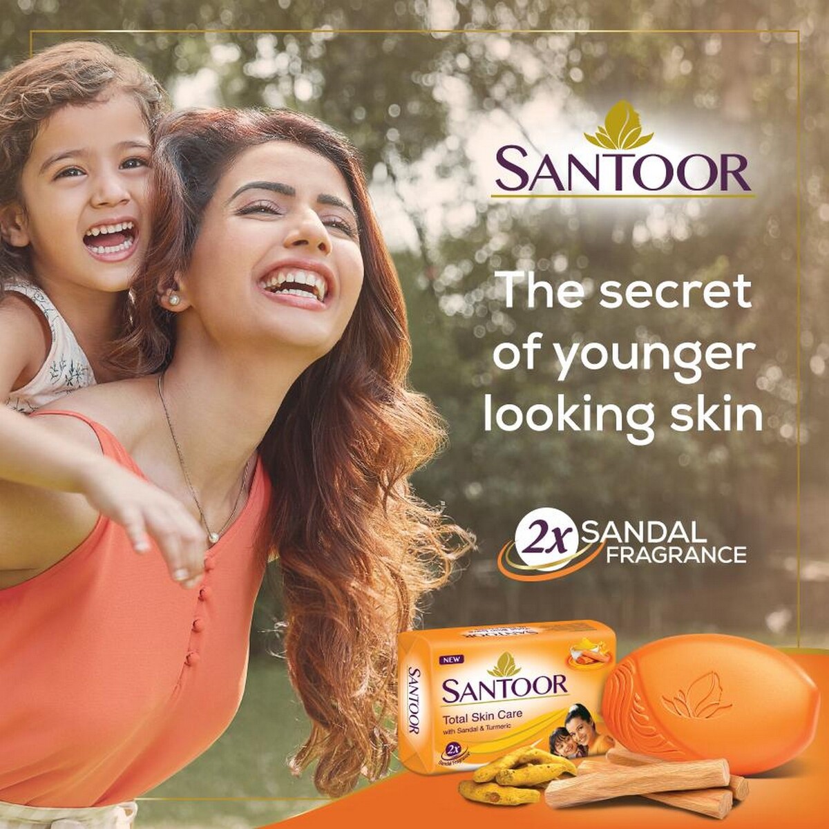 Buy Santoor Soap Sandal 150g 4's Online - Lulu Hypermarket India