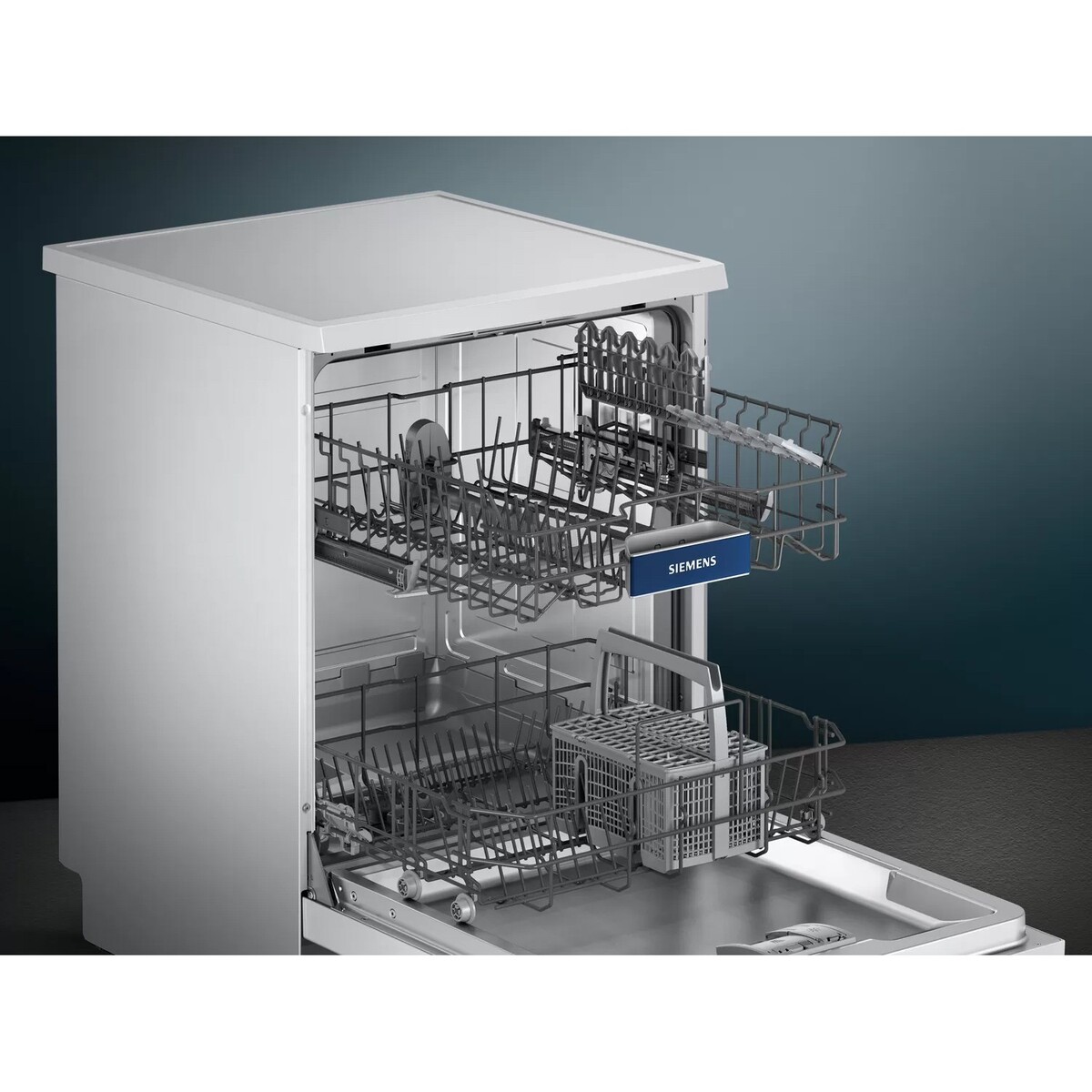 Siemens IQ500 Free-Standing Dishwasher 60 cm SN25IW00TI White