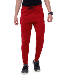 Classic Polo Mens Slim Fit Syrah Solid Track Pant