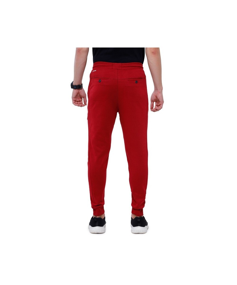 Classic Polo Mens Slim Fit Syrah Solid Track Pant
