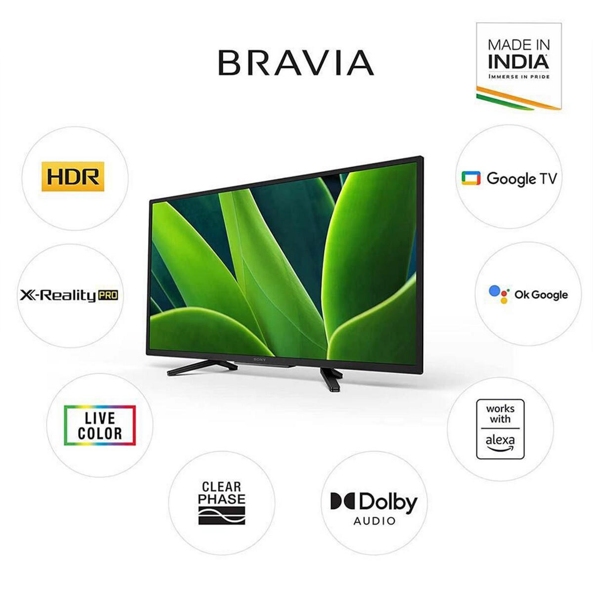Sony Bravia LED Smart TV KD-32W830K 32"