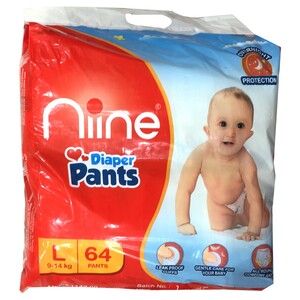 Niine Baby Diaper L 64's