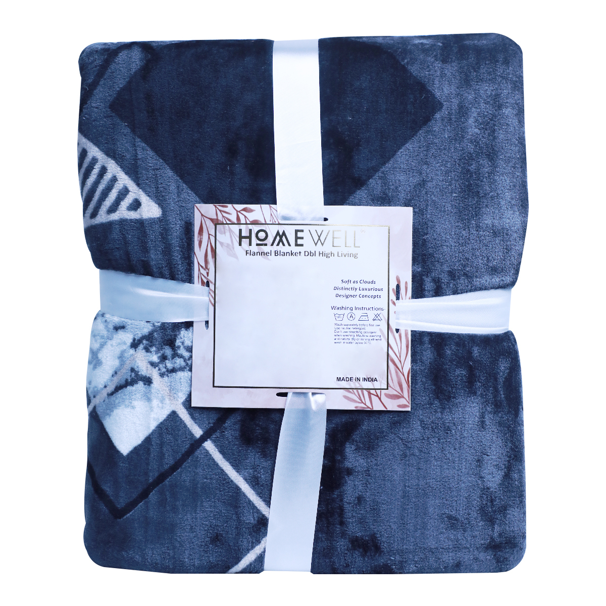 Home Well Flannel Blanket Double Assorted Colour and Design