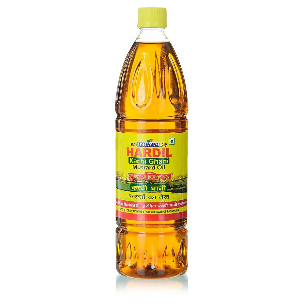 Idhayam Hardil Kachi Ghani Mustard Oil Bottle 1Litre
