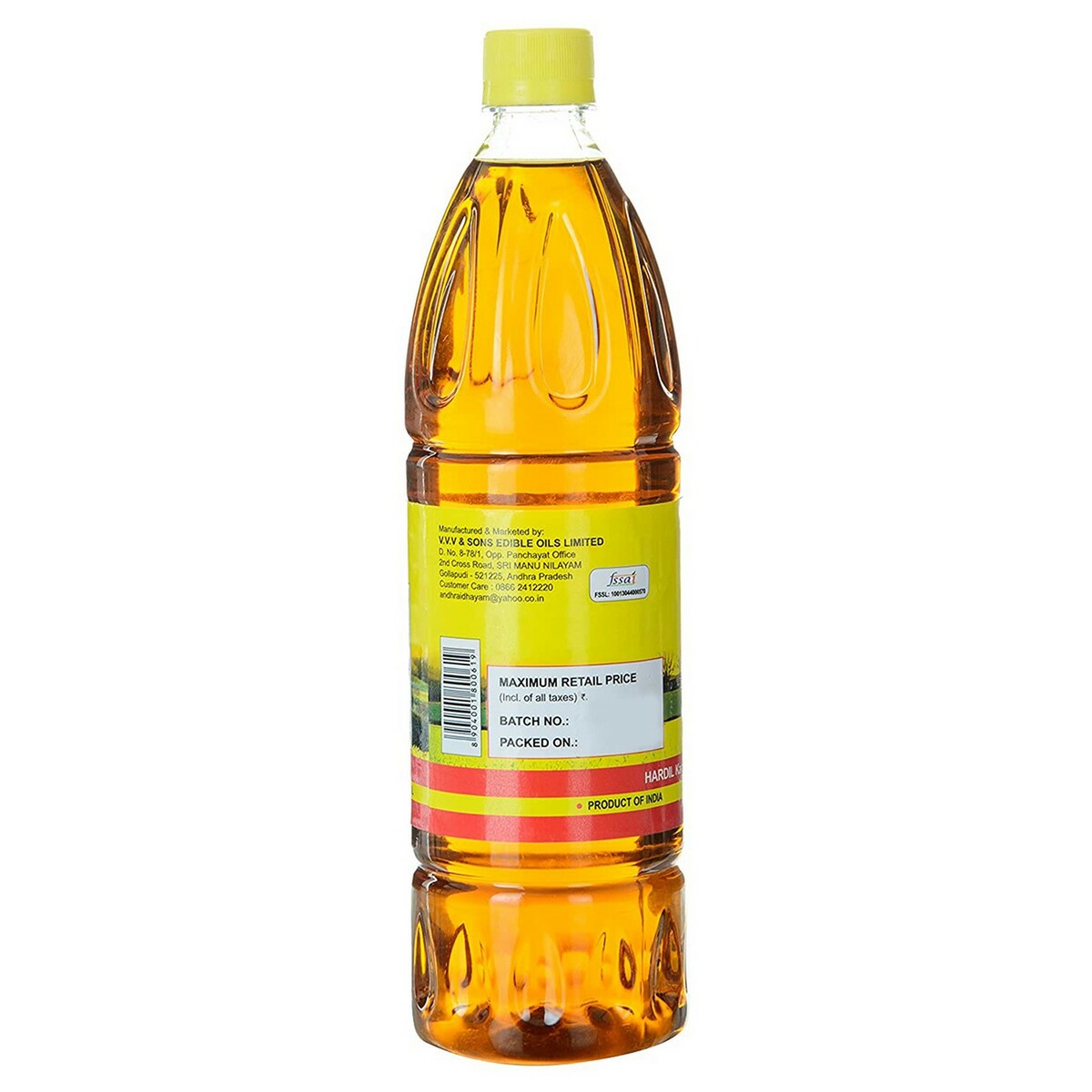 Idhayam Hardil Kachi Ghani Mustard Oil Bottle 1Litre
