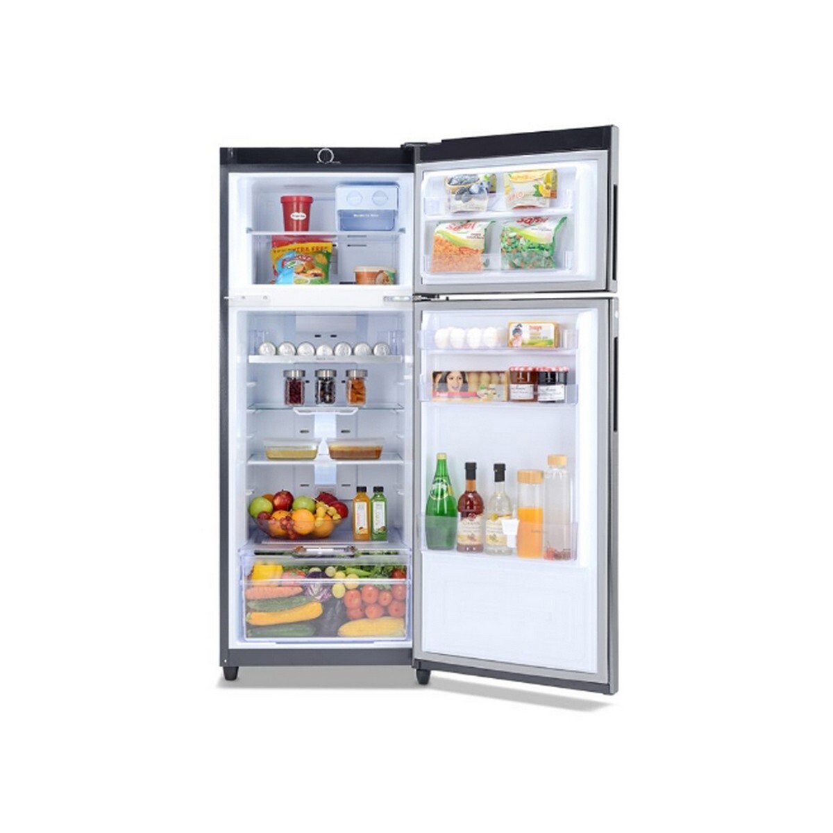 Godrej Double Door Refrigerator RT EONVALOR 280C 35 RCIF TL BL 265L