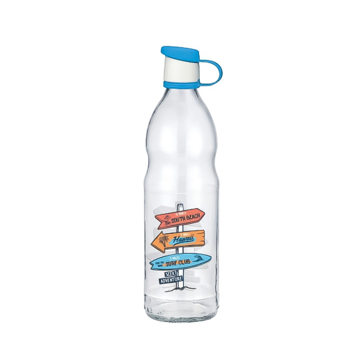 Renga Zen Glass Bottle 1liter Deco (Pack of 1)