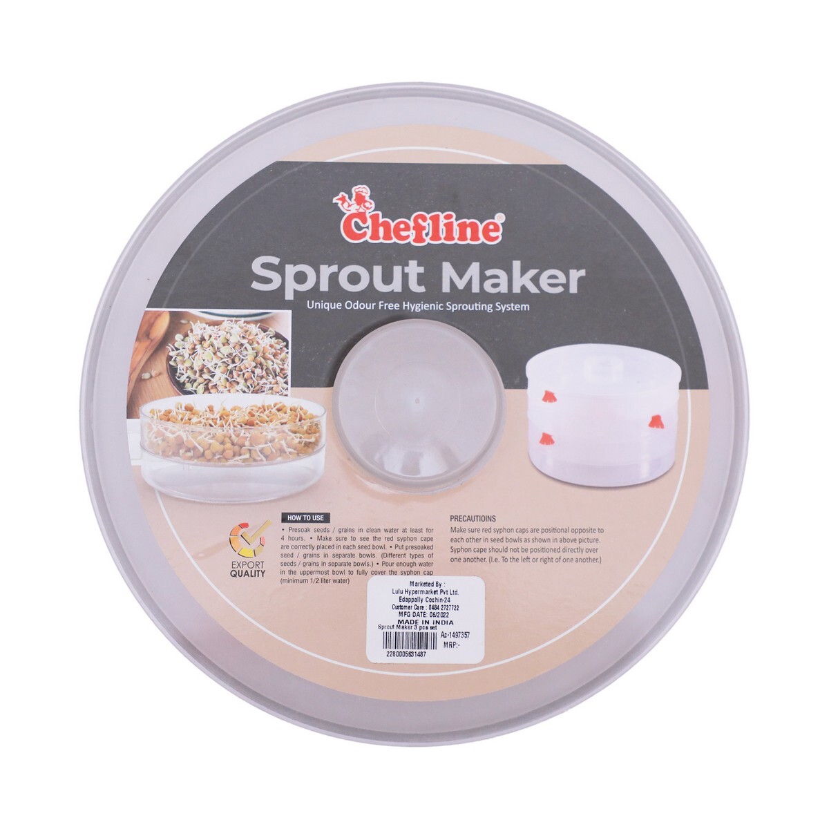 Chefline Sprout Maker 3pc