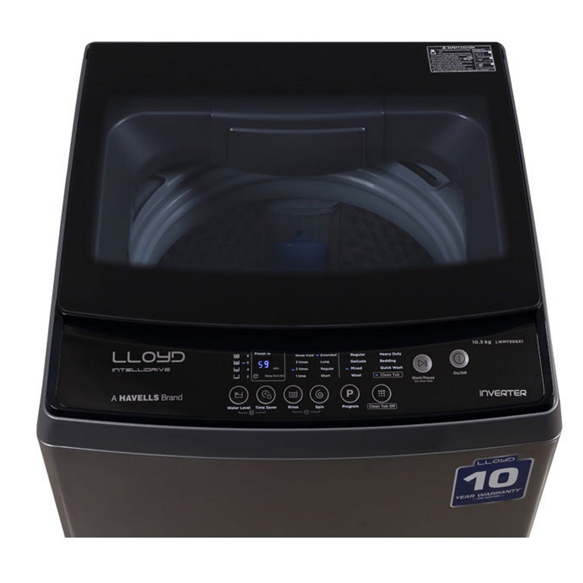 Lloyd Top Load Washing Machine GLWMT05GX1 10.5Kg
