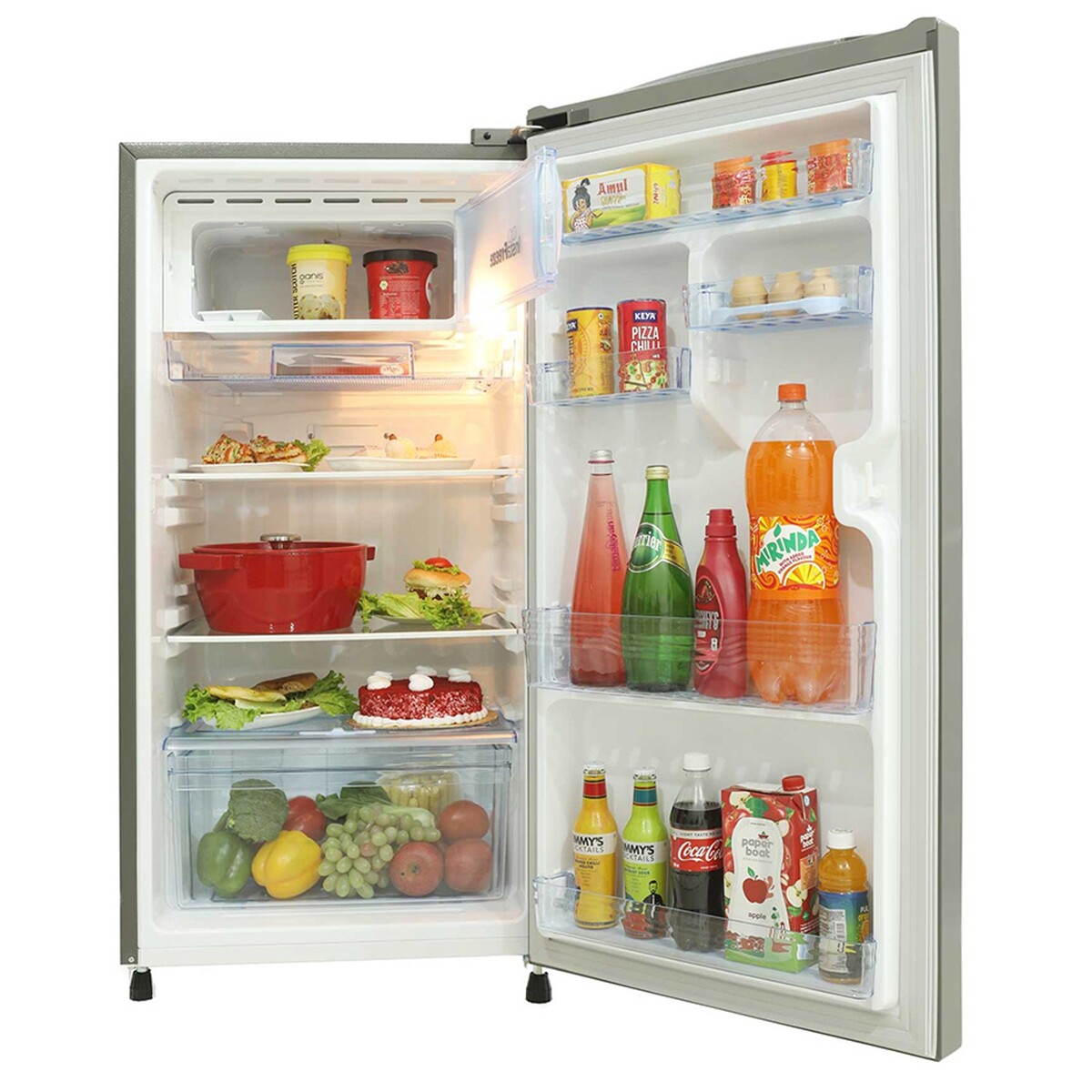 Lloyd Direct Cool Single Door Refrigerator GLDF213SRGT2EB 200L Royal Grey