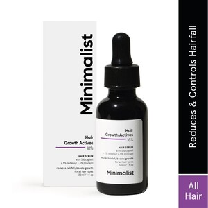 MINIMALIST  18% Hair Growth Face Serum  30ml