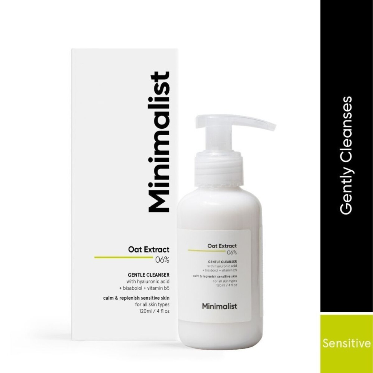 MINIMALIST  6% Oat Extract Cleanser For Sensitive Skin  120ml
