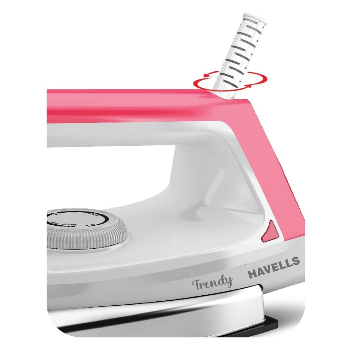 Havells Dry Iron Trendy Ruby Red 750W