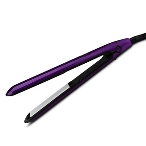Impex HS-302 Professional Hair Straightener With Ceramic Coating Plate & Lock Function Violet & Black