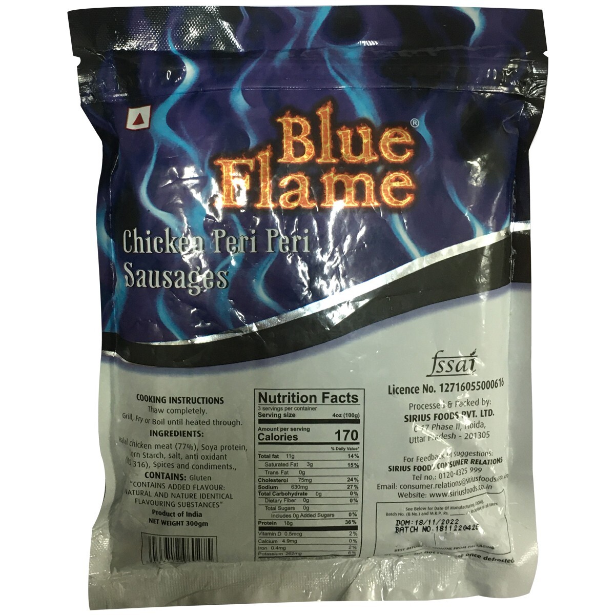 Blue Flame Chicken Peri-Peri Sauce 300gm