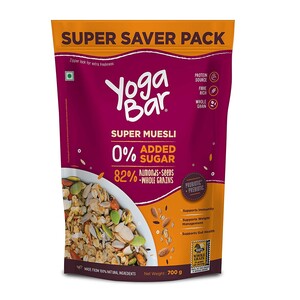 Yogabar Super Muesli No Added Sugar 700g