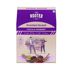 The Rooted Company Roasted Muesli Cocoa & Cranberry 400g