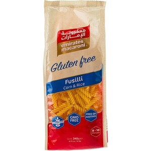 Emirates Gluten Rigate Free Fusilli Pasta 340g