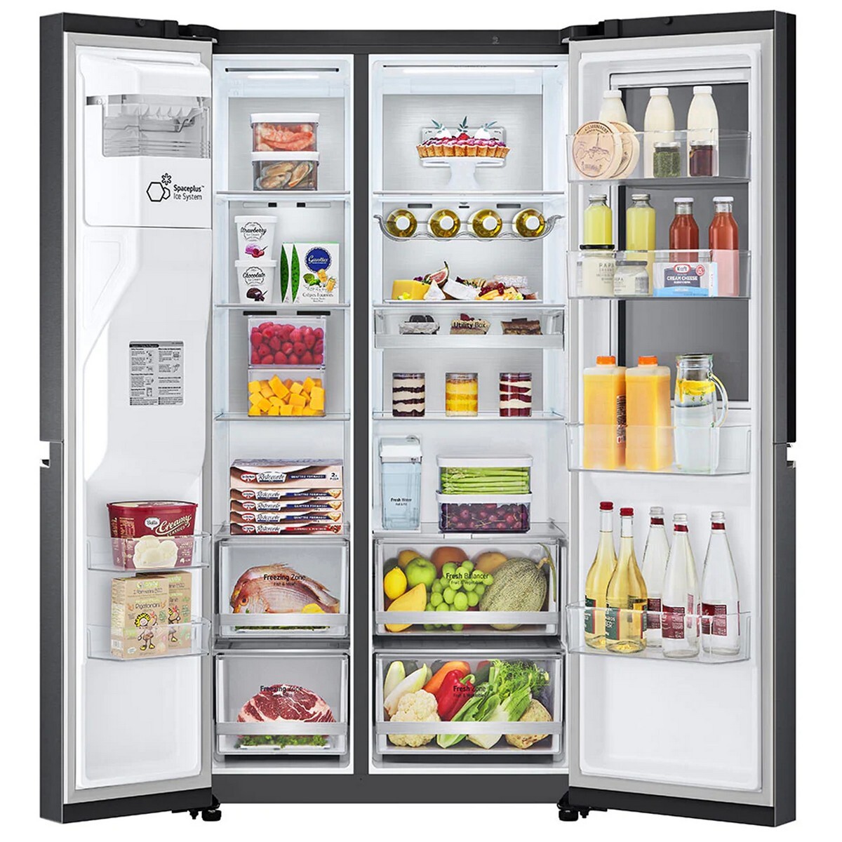 LG Side by Side Refrigerator GC-X257CQES 674 Ltr