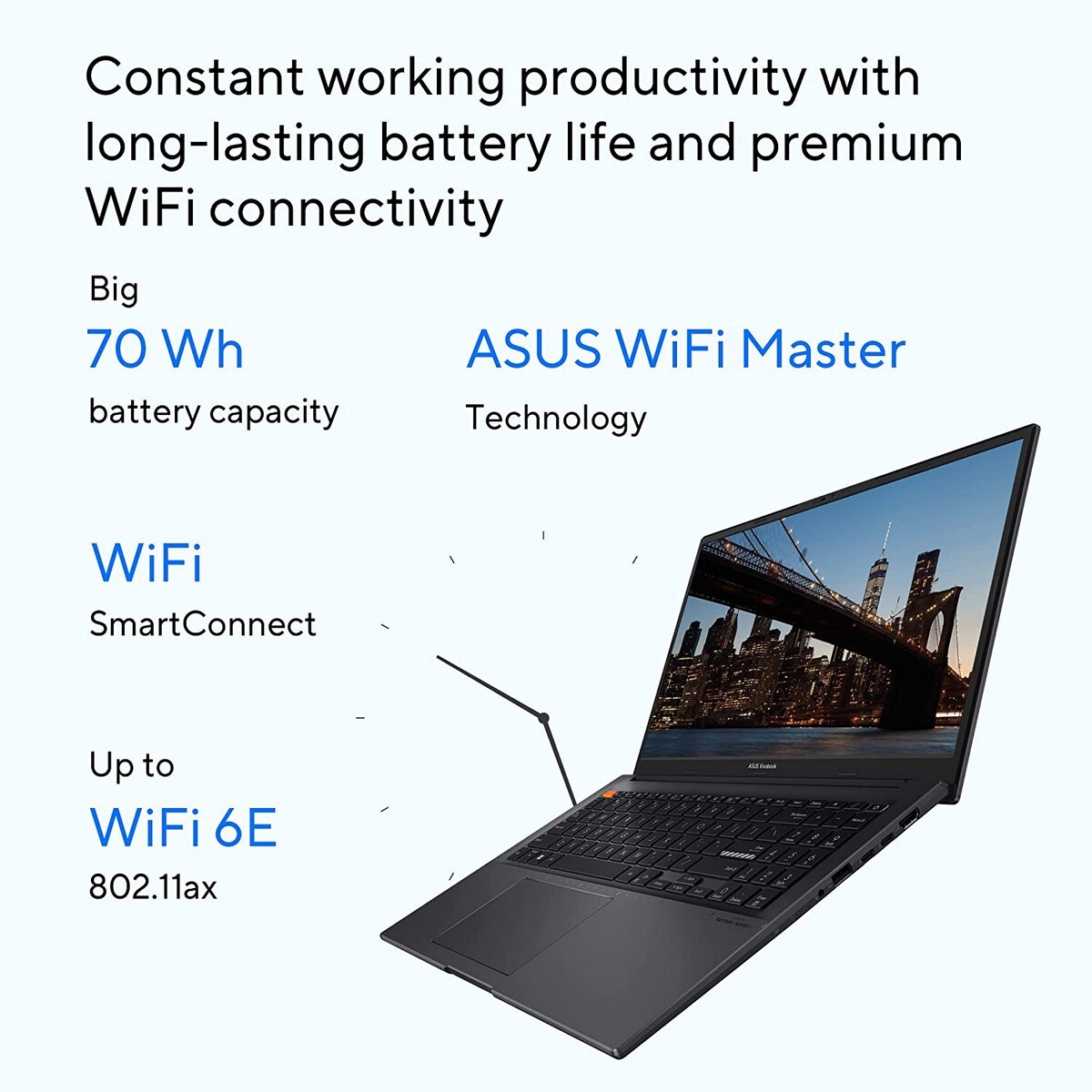 ASUS Vivobook S15 ntel Core Evo i5 L502WS 12th Gen 16GB/512GB/ Win 11 Thin and Light Laptop