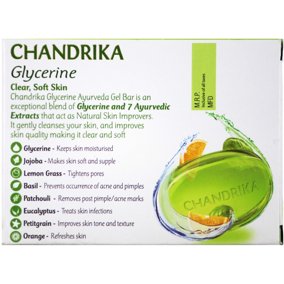 Chandrika Soap Glycerine 75g
