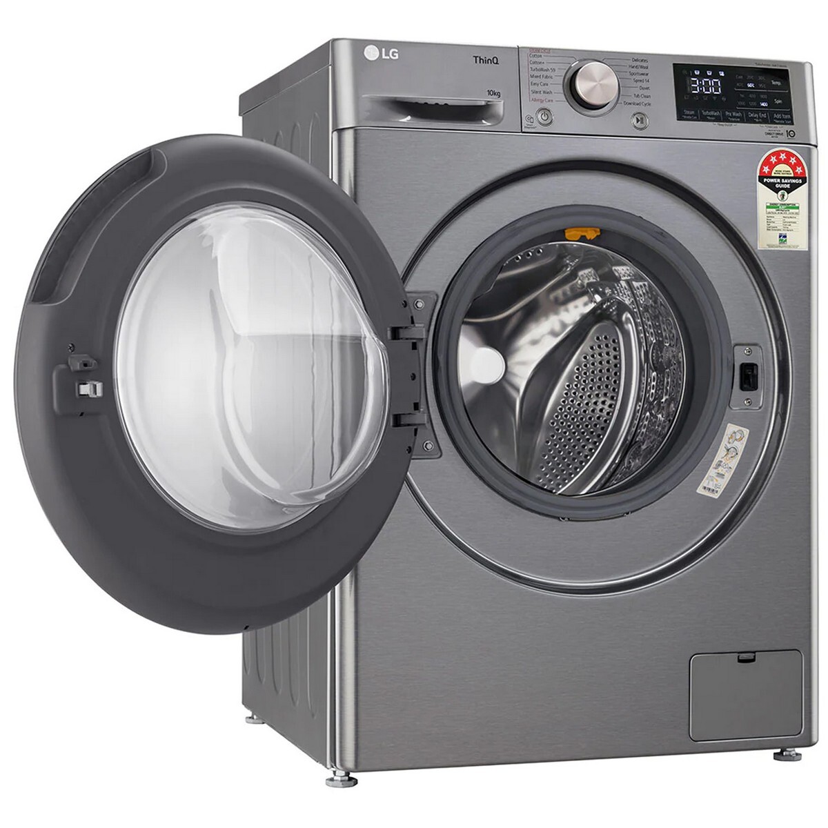 LG Front Load Washing Machine FHP1410Z7P Platinum Silver 10kg