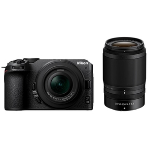 Nikon Z30 20.9MP Mirrorless Camera Dual Lens Kit DX 16-50mm+50-250mm Black