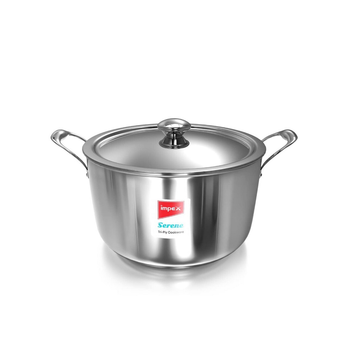 Impex StainlessSteel Tri-Ply Saucepan20cm with lid Seren TSP20