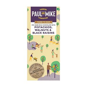 Paul&Mike  57% Dm Walnuts&Raisins 68g