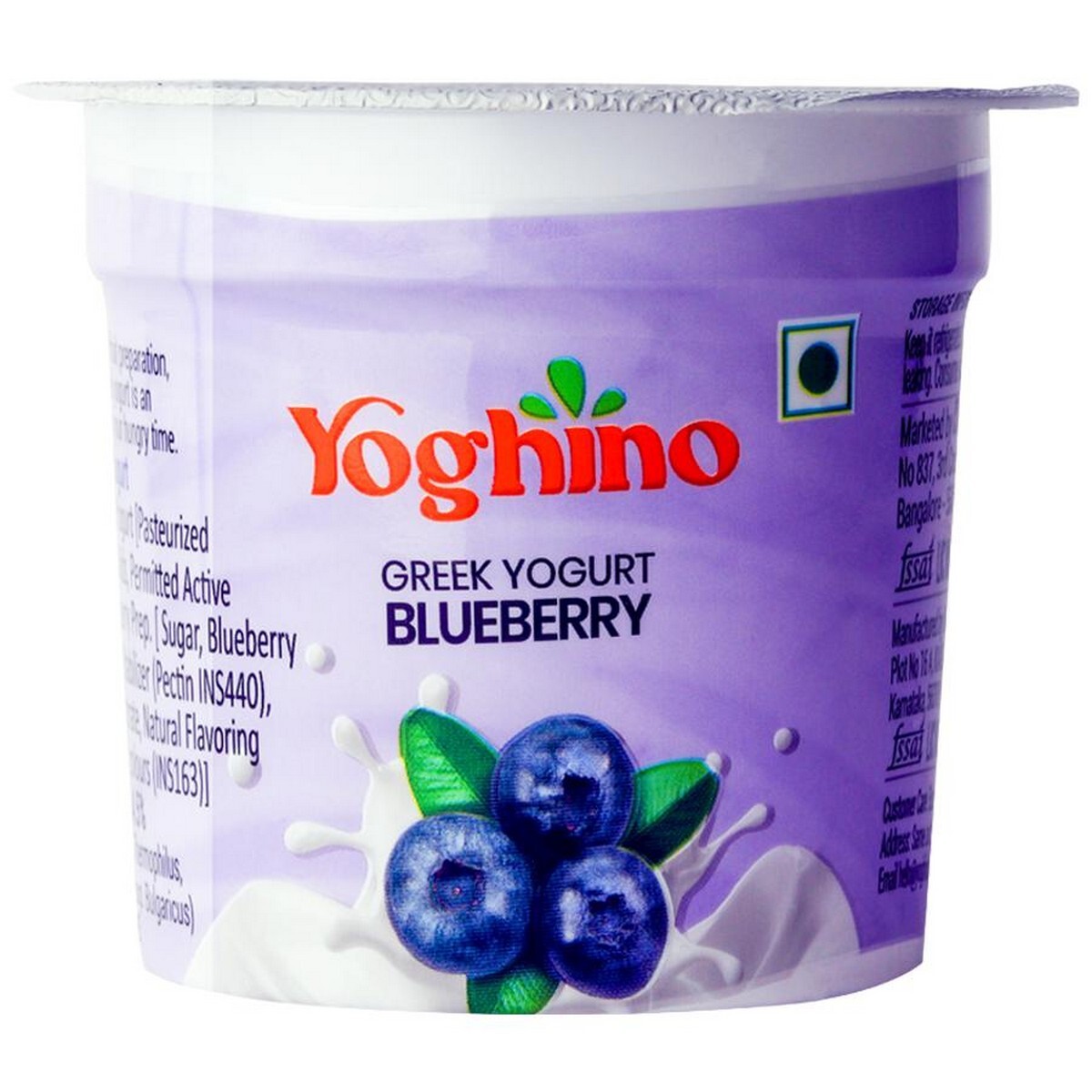 Yoghino Greek Yogurt Blueberry 90g