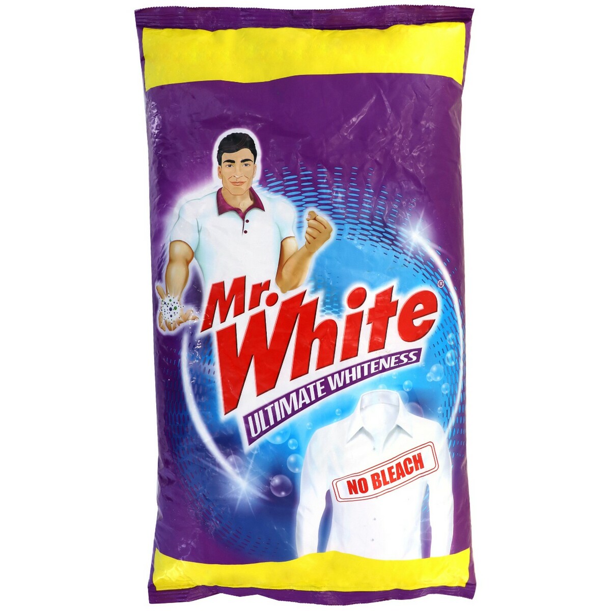 Mr.White Washing Powder Lemon 5Kg + Basin